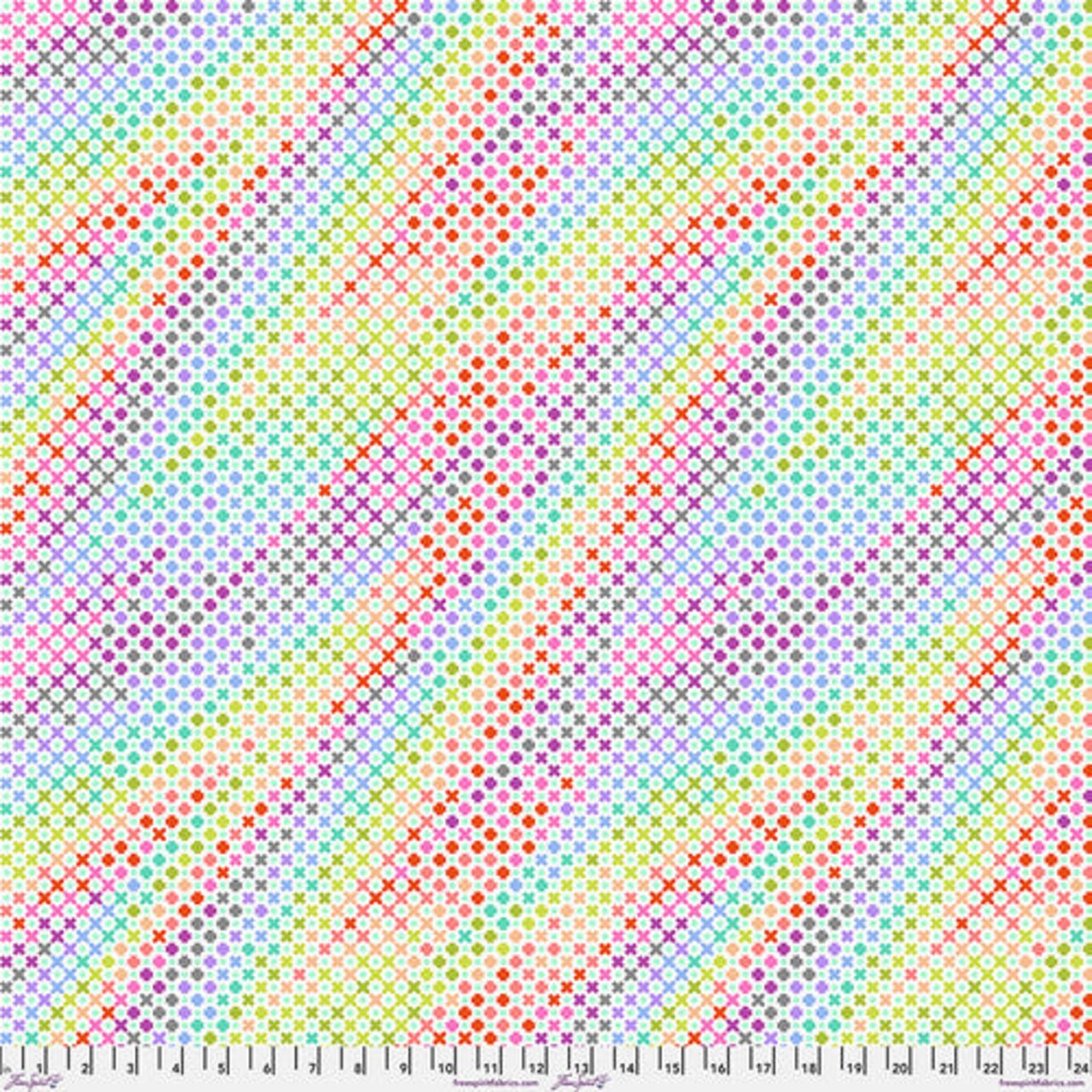 Fabric FreeSpirit Tula Pink Mint Northern Lights Minky by the Quarter Yard MKTP007.MINT